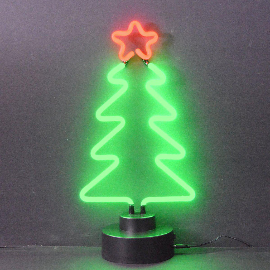 Christmas Tree Neon Sculpture-Neon Sculptures-Grease Monkey Garage