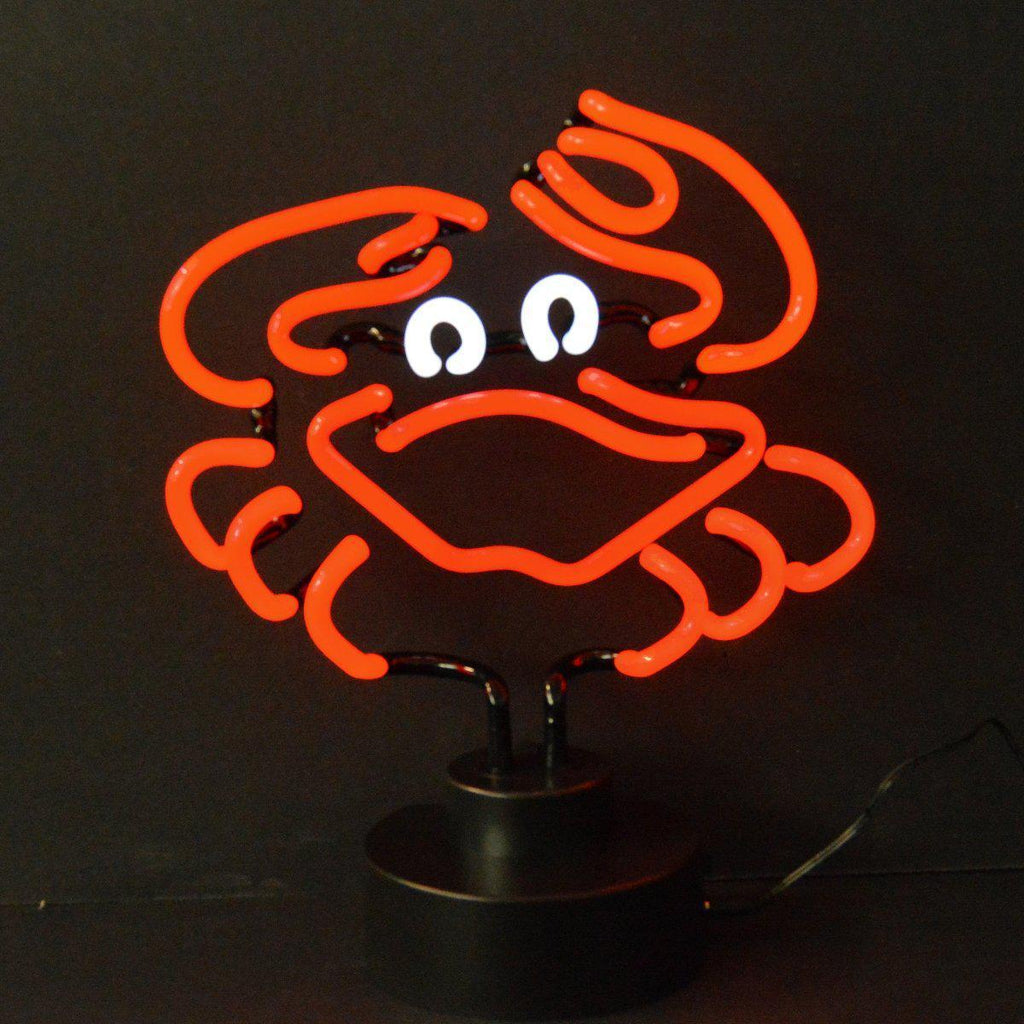 Crab Neon Sculpture-Neon Sculptures-Grease Monkey Garage