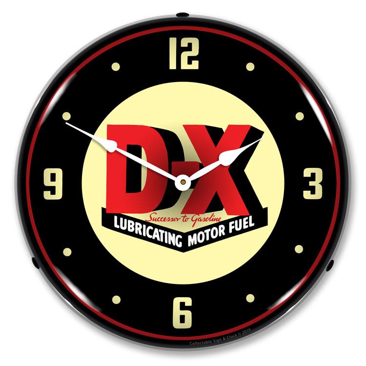 DX Gas LED Clock-LED Clocks-Grease Monkey Garage