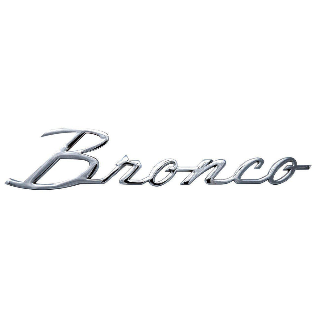 Ford Bronco Emblem Metal Sign-Metal Signs-Grease Monkey Garage