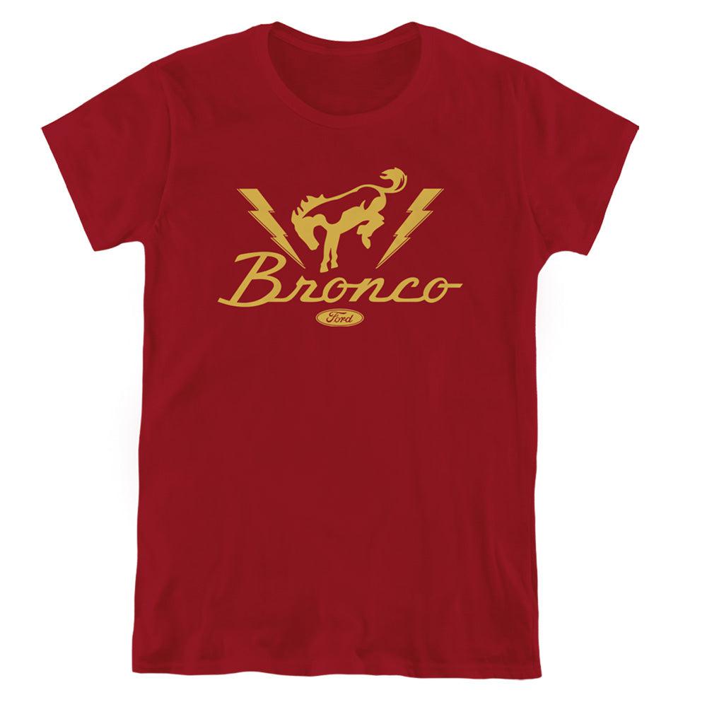 Ford Bronco Lightning Bronco Women's Short-Sleeve T-Shirt-Grease Monkey Garage