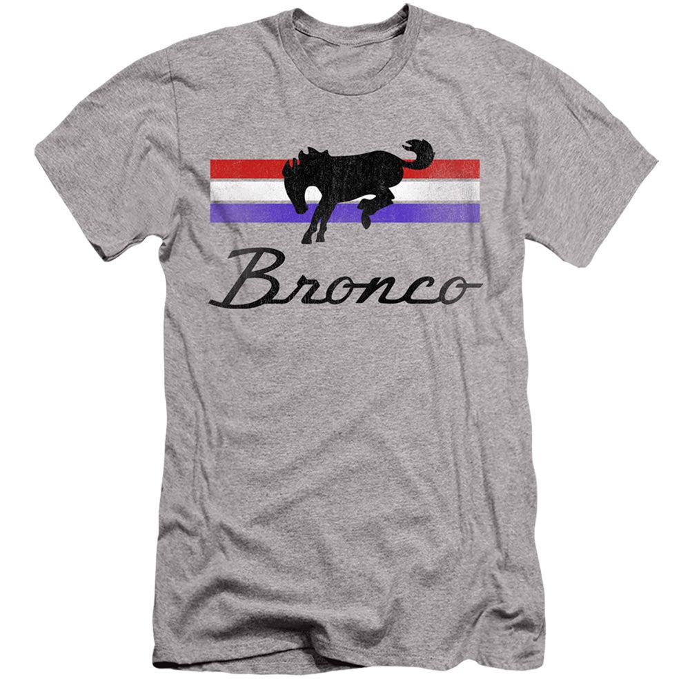 Ford Bronco Stripes Short-Sleeve T-Shirt-Grease Monkey Garage