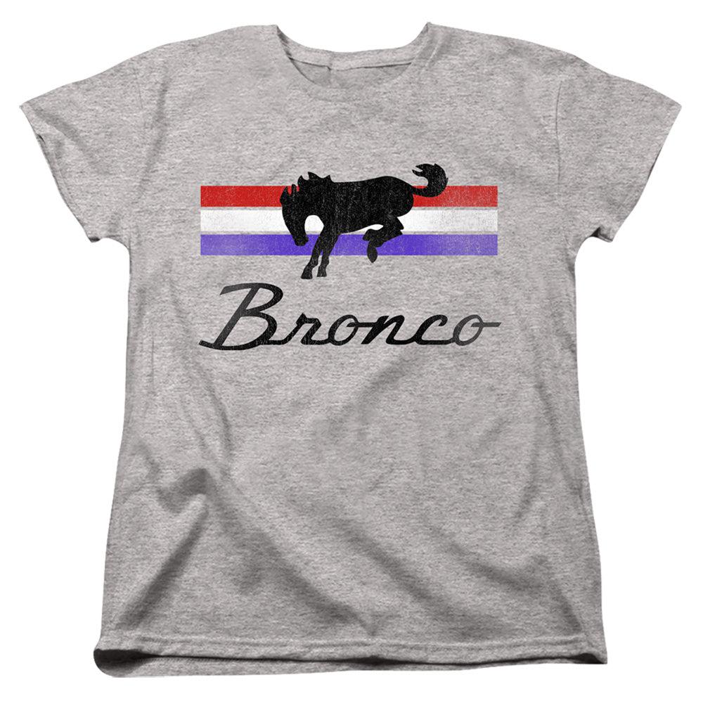 Ford Bronco Stripes Women's Short-Sleeve T-Shirt-Grease Monkey Garage