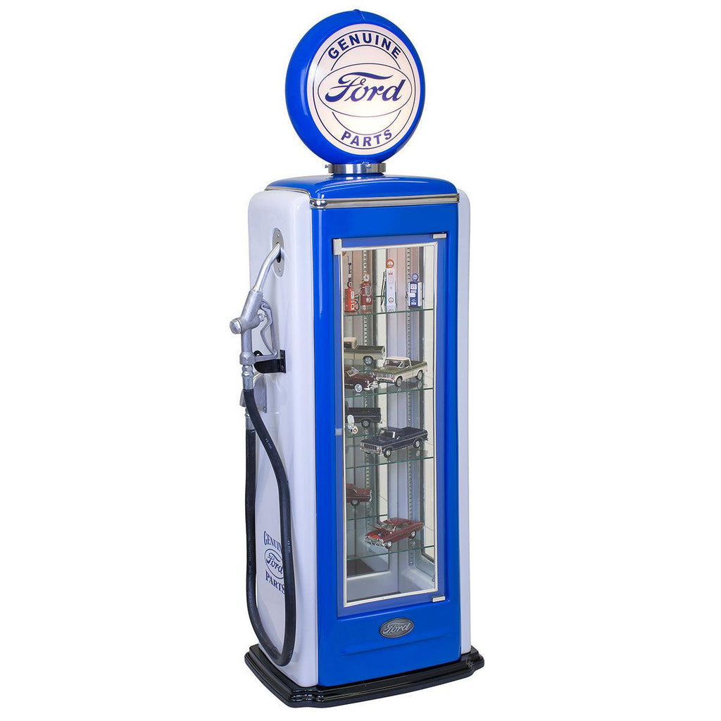 Ford Gas Pump Display Case-Grease Monkey Garage