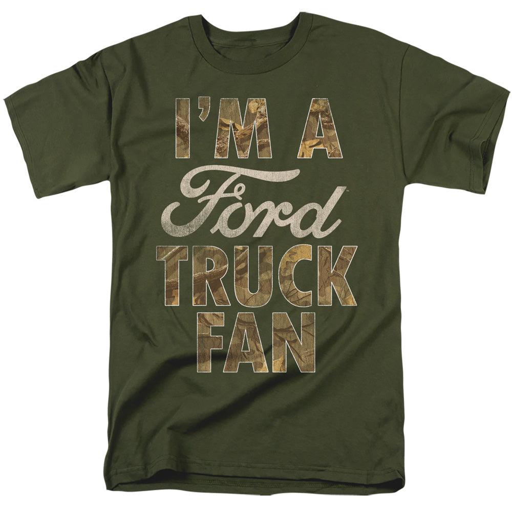 Ford I'm a Ford Truck Fan Camo Short-Sleeve T-Shirt-Grease Monkey Garage