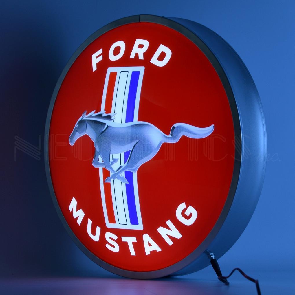 Ford Mustang Backlit LED Sign (15")-LED Signs-Grease Monkey Garage