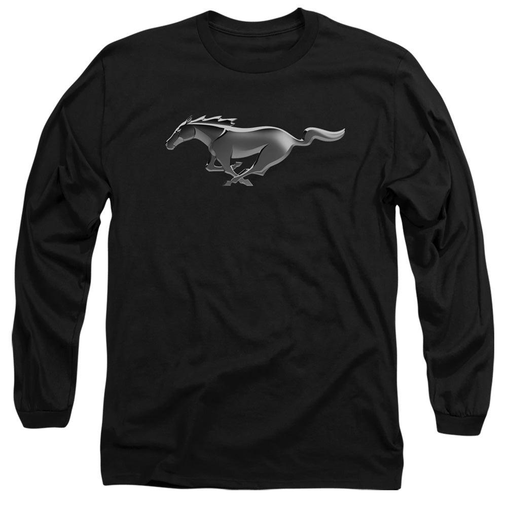 Ford Mustang Modern Mustang Long-Sleeve T-Shirt-Grease Monkey Garage