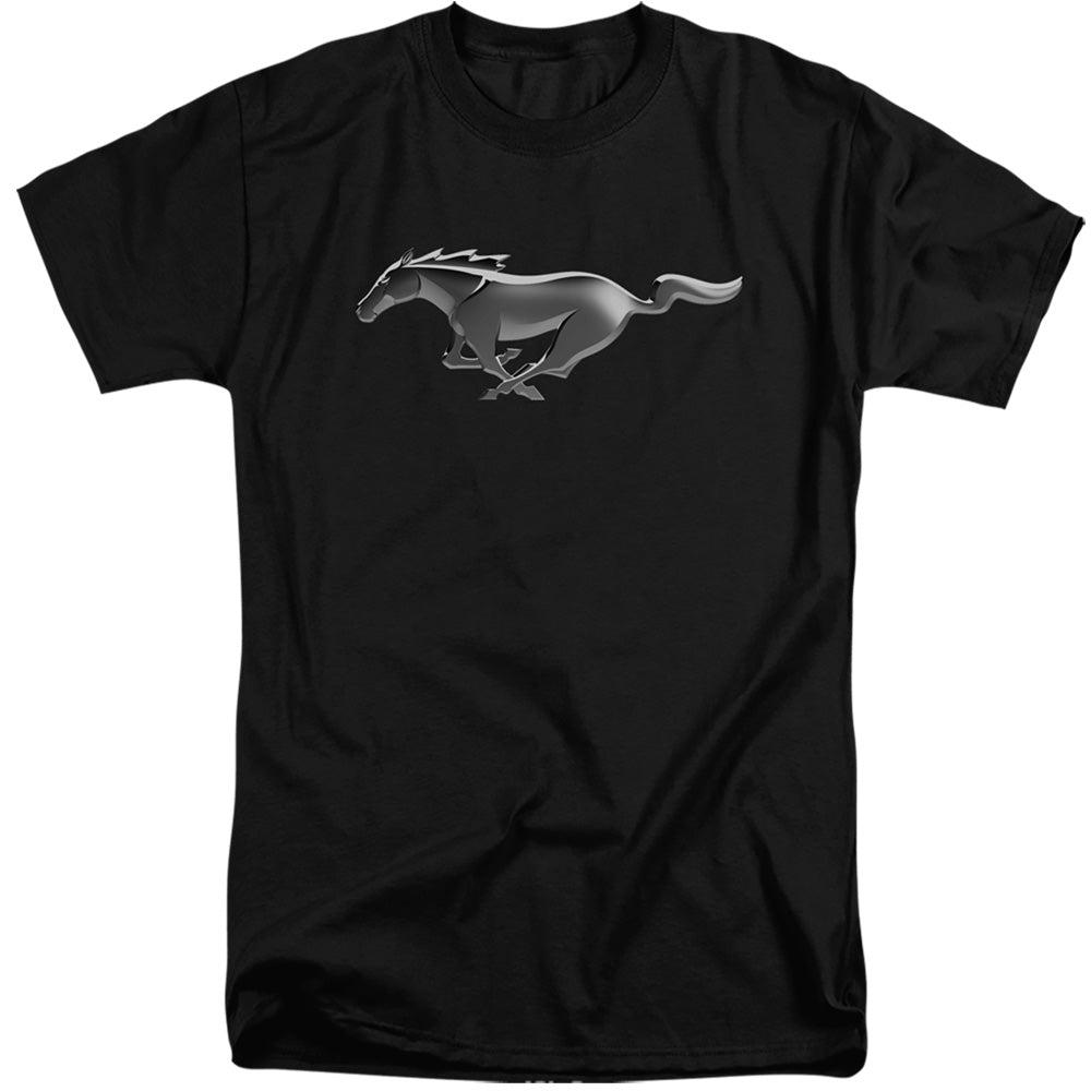 Ford Mustang Modern Mustang Tall Short-Sleeve T-Shirt-Grease Monkey Garage