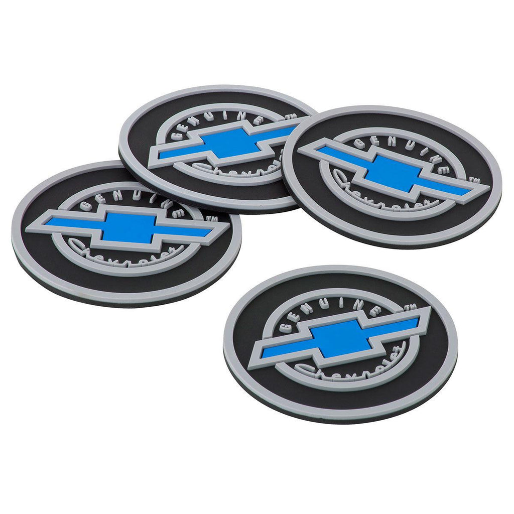 Genuine Chevrolet Rubber Coaster Set-Grease Monkey Garage