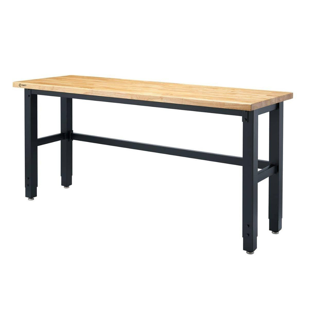 Industrial Wood Top Work Table 72" x 24"-Grease Monkey Garage