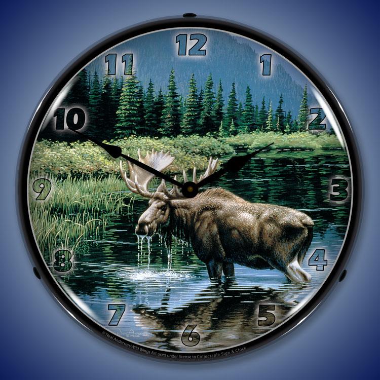 Northern Solitude LED Clock-LED Clocks-Grease Monkey Garage