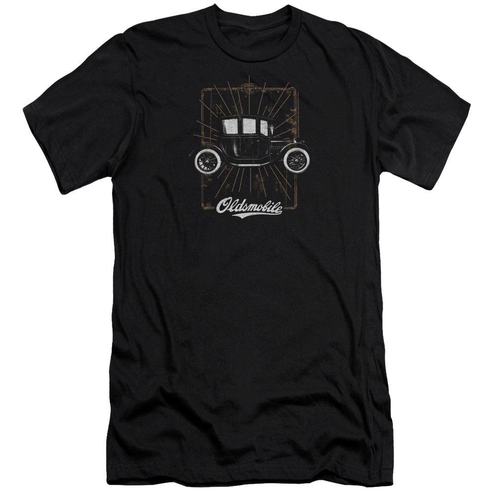 Oldsmobile 1912 Defender Premium Slim Fit T-Shirt-Grease Monkey Garage