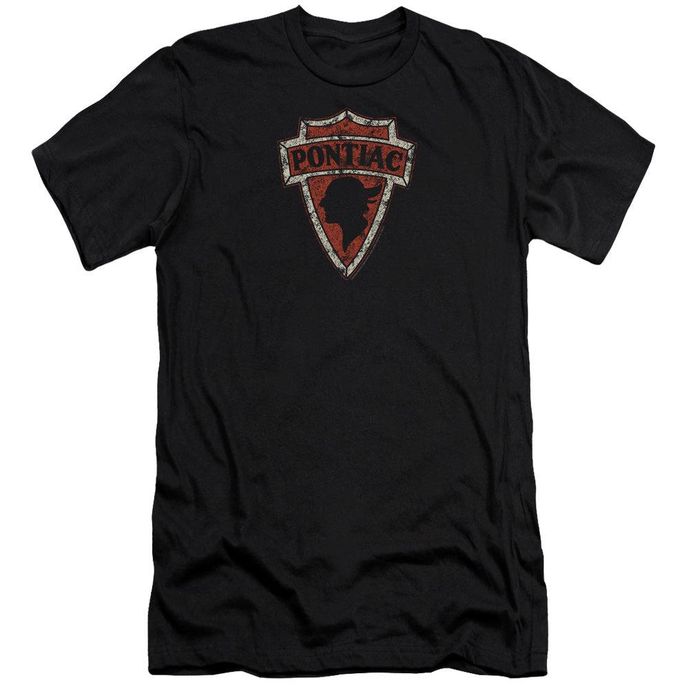 Pontiac Early Pontiac Arrowhead Premium Slim Fit Short-Sleeve T-Shirt-Grease Monkey Garage