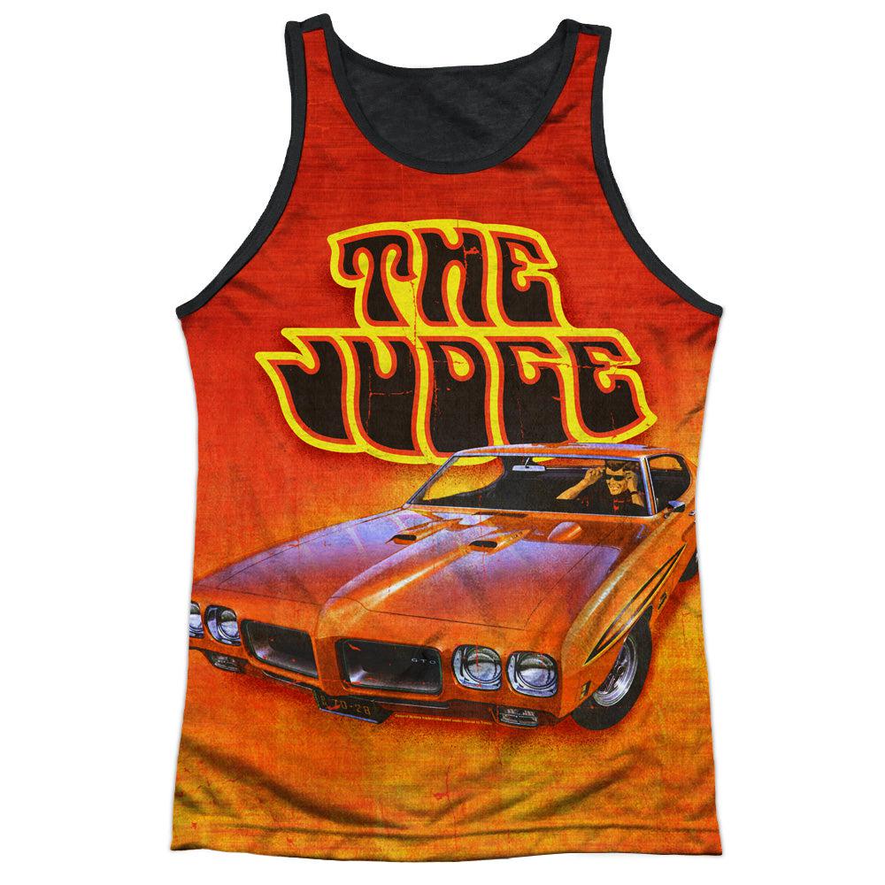 Pontiac The Judge 100% Poly Black Back Tank Top-Grease Monkey Garage