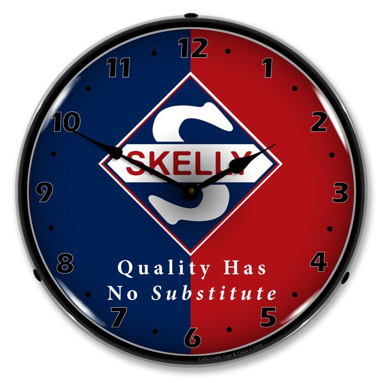 Skelly 2 LED Clock-LED Clocks-Grease Monkey Garage