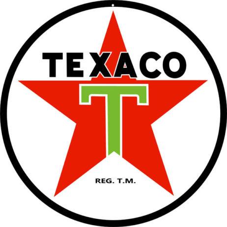 Texaco Motor Oil Metal Sign-Metal Signs-Grease Monkey Garage