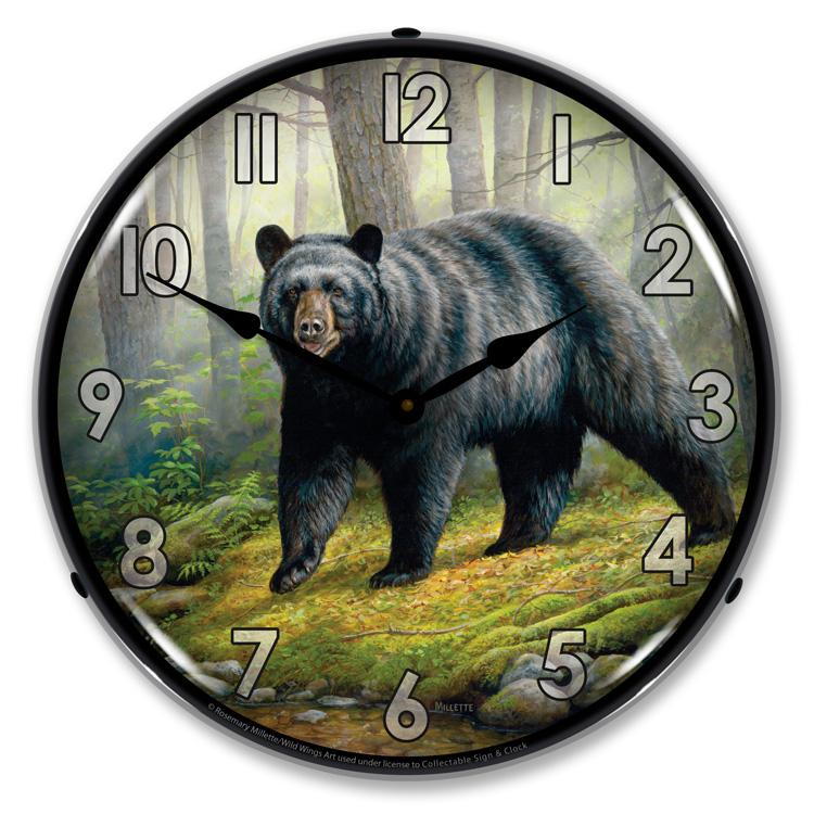 Woodland Morning LED Clock-LED Clocks-Grease Monkey Garage